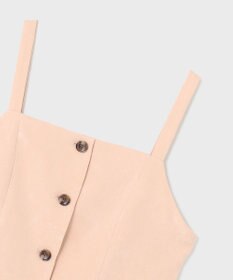 GRACE CONTINENTAL クラッシュサテンキャミトップ