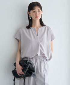 YECCA VECCA 【マシンウォッシャブル】サラサラスキッパーブラウス