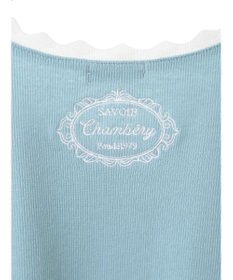 earth music&ecology バイカラースカラッププルオーバー