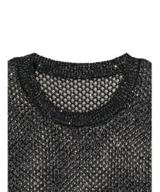 Green Parks スパンコールニットベスト