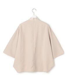 ICB 【新色追加・WEB限定カラーあり】FluidBackSatin ドルマンスリーブボウタイブラウス