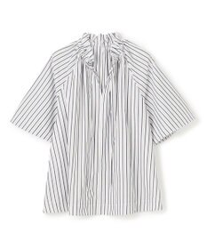 UNFILO フリルネック ブラウス