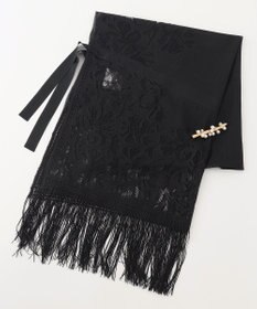 GRACE CONTINENTAL ピン付レースストール