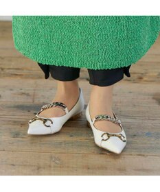 MODE ET JACOMO <MODE ET JACOMO>ポインテッドトゥメリージェーンパンプス