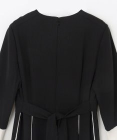 GRACE CONTINENTAL バイカラーラインドレス