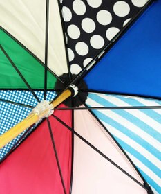 +RING 【UVカット100%】【UPF50＋】【遮光率99%以上】【2重張り】プラスリング 晴雨兼用傘（長ショート） MLT T1334