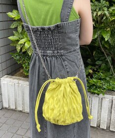 WEGO 巾着チェーンショルダー