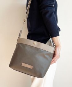 Hekhèr Le Style de Vie 新色追加【日本製】PUコートコットンキャンバス ショルダーバッグ