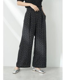 earth music&ecology 花柄ワイドパンツ