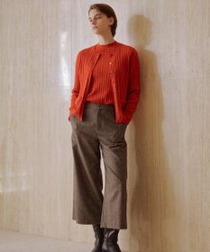 J.PRESS LADIES KNIT BASIC クルーネック カーディガン