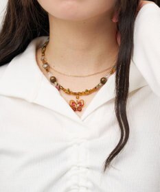 WEGO Lビンテージストーンネックレス