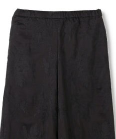 UNFILO L 【ウエストゴム】ボタニカル エンブロイダリー パンツ