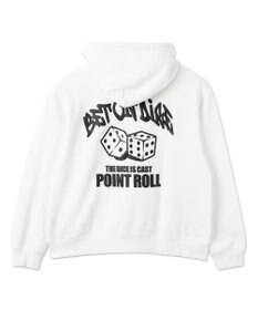 WEGO 【裏起毛/ユニセックス着用ITEM】リラックスフィットグラフィックパーカー