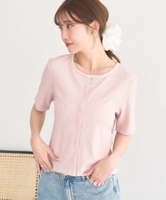 earth music&ecology チェーンリブラメカットソー