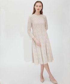 23区 【APPLAUDIR】ニュアンス フラワーレース ドレス