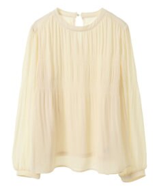 earth music&ecology マジョリカプリーツブラウス