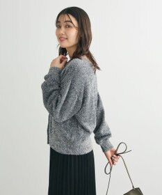 Green Parks シャギーギラギララメカーディガン