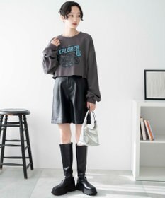 WEGO ヴィンテージライクショートスウェット