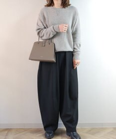 blancle シュリンクレザー ワンハンドルフォーマルバッグ