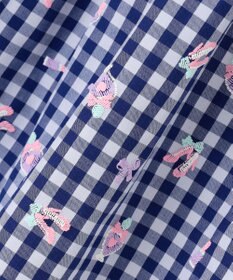 ANY KIDS ギンガム 発泡プリント スカート