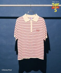 AMERICAN HOLIC 【TOY STORY 5】ボーダー半袖ニットポロ