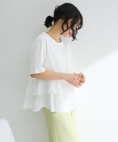 Green Parks サテンティアードドッキングプルオーバー