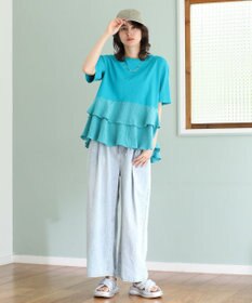 Green Parks サテンティアードドッキングプルオーバー