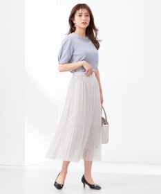 ANY SIS L 【洗える】シフォンプリーツ スカート