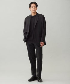 UNFILO MENS 【OCEANS 雑誌・web・YouTube 掲載】WOOL TOUCH 機能美パンツ スリム【東レ開発のウール見え高機能素材】