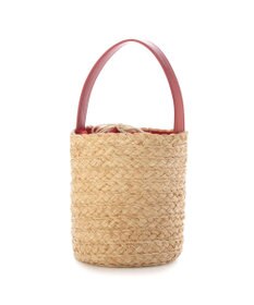 UNBILLION カシュカシュ cachecache / ハート付ラフィアバケットトート カゴバッグ