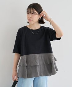 Green Parks サテンティアードドッキングプルオーバー