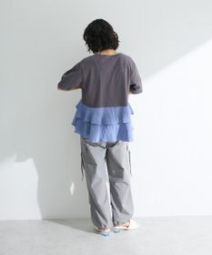 Green Parks サテンティアードドッキングプルオーバー