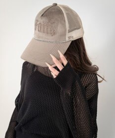 WEGO チェーンベロアメッシュキャップ