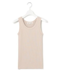 23区 L 【洗える】ニットリブ タンクトップ