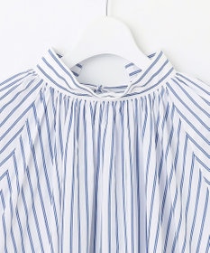 UNFILO イージーケア ギャザーブラウス