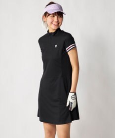 FILA GOLF／marie claire 【FILA GOLF】ハーフジッププリーツワンピース