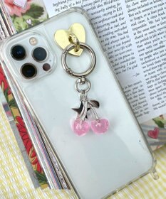 WEGO カラークリアチェリーキーホルダー