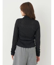 earth music&ecology 起毛レースハイネックインナー