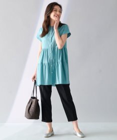 ANY 【UVケア/接触冷感/ウエストゴム】イージーケア美脚パンツⅡ