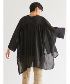 AMERICAN HOLIC バックギャザーＶネックシアーシャツ