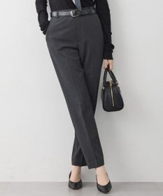 23区 【洗える】ウォームストレッチ テーパード パンツ