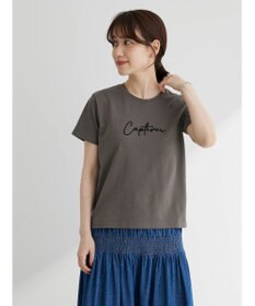 Green Parks ・Ｐｅｔｉｔ　Ｆｌｅｕｒ　ロゴ刺繍Ｔシャツ