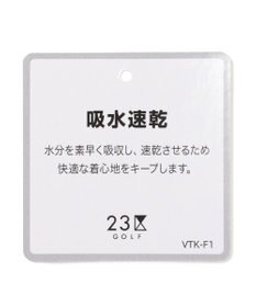 23区GOLF 長く愛せる定番人気！【MEN】【日本製】ハニカムカノコ 長袖ポロシャツ
