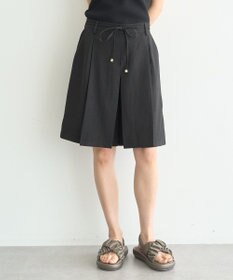 earth music&ecology 【セットアップ対応】ウエストリボンバミューダパンツ