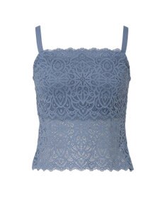 BRADELIS New York 【カヤビューティーラボ】はくだけ簡単!レーシーロングブラ24 ノンワイヤー 補整 ブラジャー 見せブラ ブラトップ