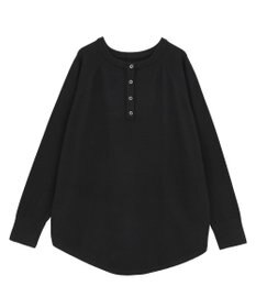 AMERICAN HOLIC バイパチ2WAYヘンリーネックニットプルオーバー