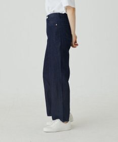 caqu FS linen wide flare リネンワイドフレアデニム