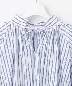 UNFILO イージーケア ギャザーブラウス