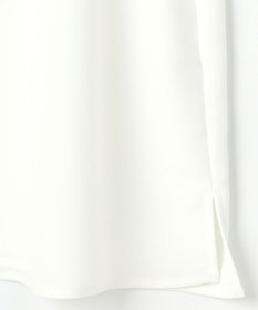 23区 L 【洗える】ストレッチジョーゼット アシンメトリー カットソー