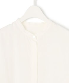 ICB L 【接触冷感・UVケア・洗える】 レーヨンコンパクトローン ボウタイシャツ